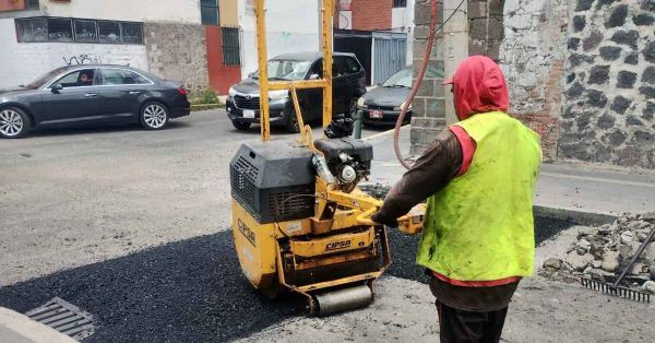 Rehabilitados m&aacute;s de 90 mil baches en la capital: Infraestructura municipal
