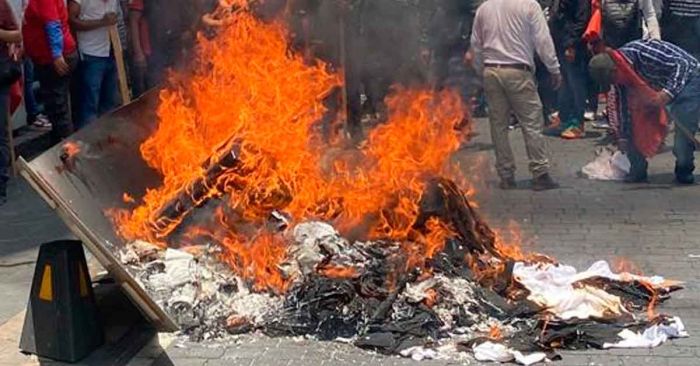 Desarrolla la CNTE su segunda jornada de actos vandálicosen CDMX
