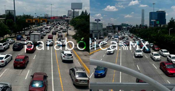 Colapsa la zona de Angel&oacute;polis por manifestaci&oacute;n en la Atlixc&aacute;yotl