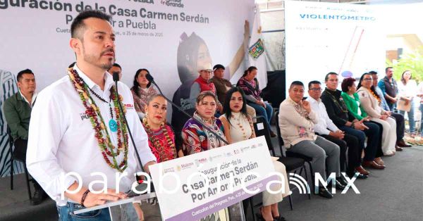 Inaugura José Luis García Parra la onceava Casa Carmen Serdán en Cuetzalan