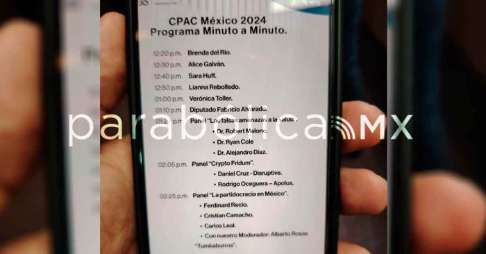 Puebla, sede de la ultraderecha hemisférica