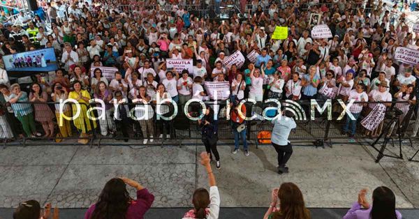 &ldquo;Las mujeres se ven bonitas luchando, hablando, trabajando&rdquo;: Sheinbaum en Morelos