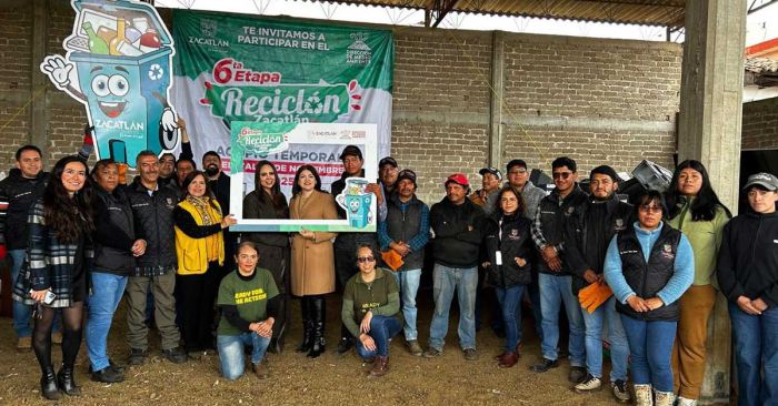 Juntará Zacatlán más de 35 toneladas en el #Reciclón 2025