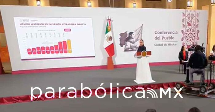 “Ni los aranceles pudieron con México”, destaca Sheinbaum récord de Inversión Extranjera