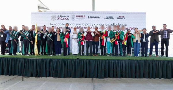 Previenen en Puebla las adicciones entre los jóvenes con Jornada Nacional por la Paz