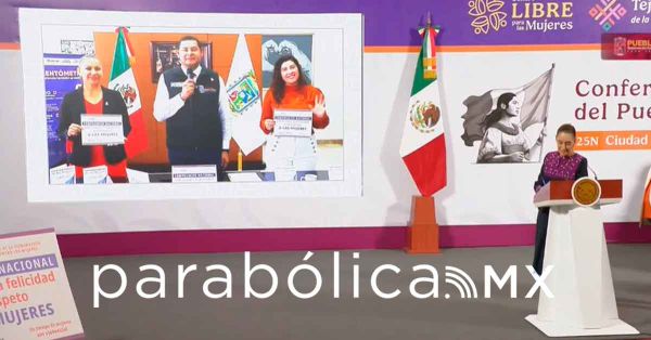 Resalta Armenta en la mañanera de Sheinbaum papel de las casas Carmen Serdán