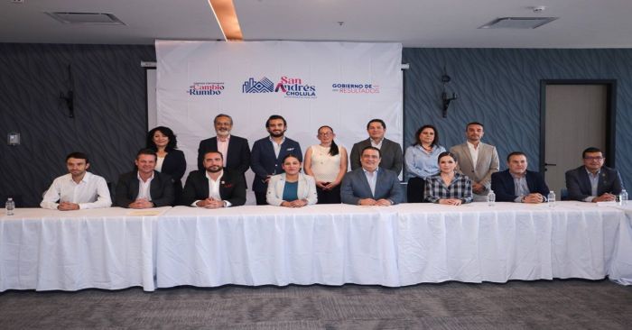 Trabajan de manera conjunta las cámaras empresariales y el gobierno de San Andrés Cholula