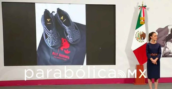 Reclama México apropiación cultural a la empresa Adidas: Sheinbaum