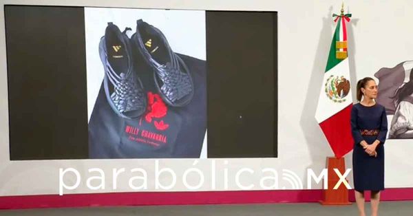 Reclama M&eacute;xico apropiaci&oacute;n cultural a la empresa Adidas: Sheinbaum