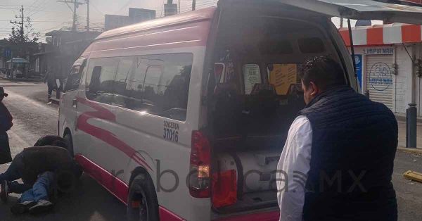 Atropellan a hombre en Forjadores; atienden autoridades de San Pedro Cholula