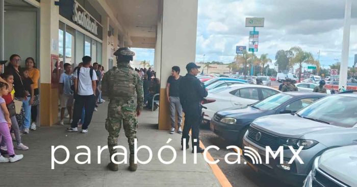 Realiza SSC de Cuautlancingo operativo de protecci&oacute;n a cuentahabientes en Cruz del Sur