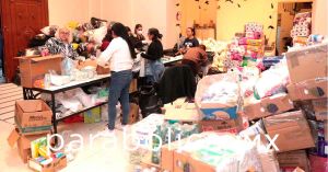 Fortalece DIF centros de acopio para apoyar a comunidades afectadas por lluvias