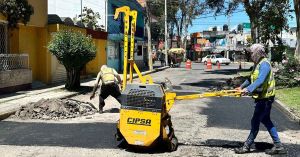 Supervisan bacheo en Ignacio Zaragoza
