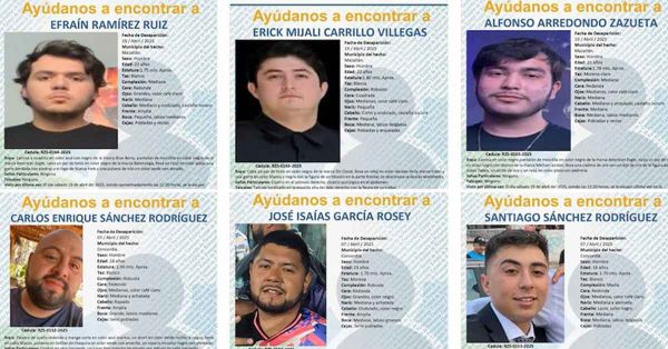 Suman 6 turistas desaparecidos en Mazatlán