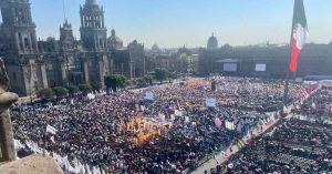 En vivo: encabeza Claudia Sheinbaum la asamblea informativa en Z&oacute;calo de la CDMX