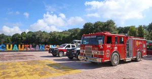 Reconoce Omar Muñoz labor del cuerpo de bomberos de Cuautlancingo