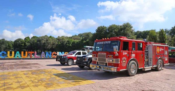 Reconoce Omar Mu&ntilde;oz labor del cuerpo de bomberos de Cuautlancingo