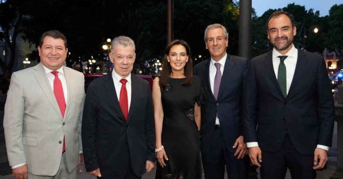Sostiene Pepe Chedraui encuentro con el expresidente Juan Manuel Santos de Colombia