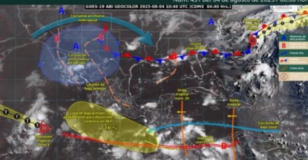 Pronostica SMN lluvias puntuales "muy fuertes" en Michoac&aacute;n, Guerrero, Oaxaca y Chiapas