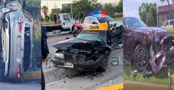 Convierten a V&iacute;a Atlixc&aacute;yotl en pasarela de accidentes