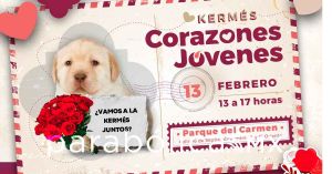 Invita el Instituto de la Juventud Municipal a la kermés “Corazones Jóvenes”