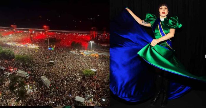 Asisten más de 2 millones de personas al concierto de Lady Gaga en Copacabana, Río de Janeiro