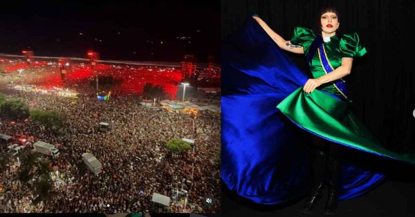 Asisten m&aacute;s de 2 millones de personas al concierto de Lady Gaga en Copacabana, R&iacute;o de Janeiro
