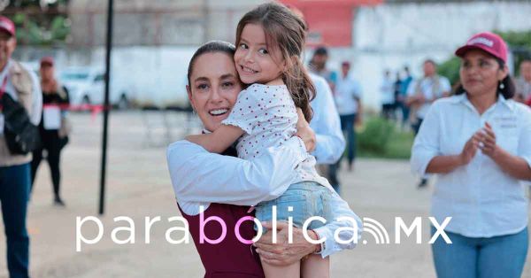 "No est&aacute;n solos", reitera Sheinbaum en Puebla y Veracruz