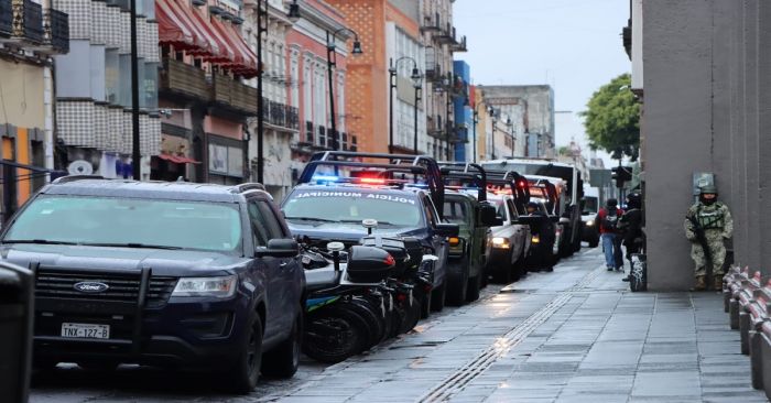 Realizan diversos operativos en la capital poblana para garantizar la gobernabilidad