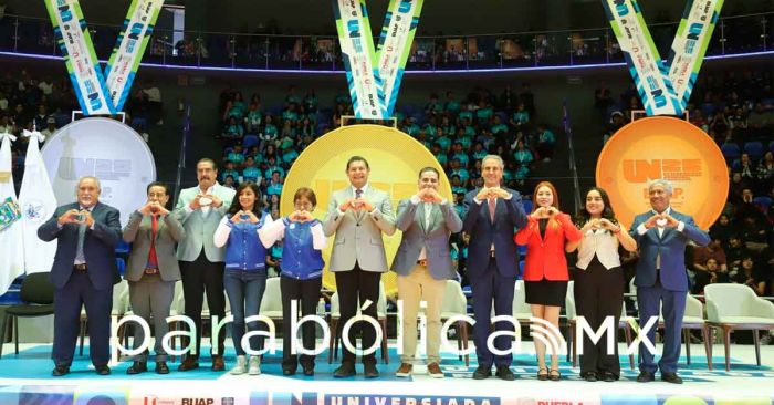 Encabeza Armenta la inauguración de la XXVII Universiada Nacional BUAP 2025