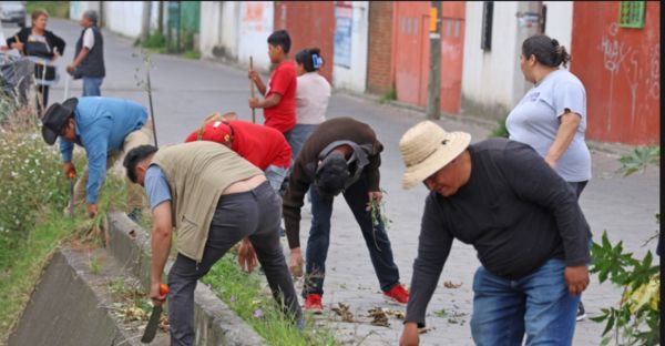 Encabeza Omar Mu&ntilde;oz faena comunitaria en Sanctorum