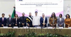Entrega Senado al INE lista de candidatos al Poder Judicial de la Federación
