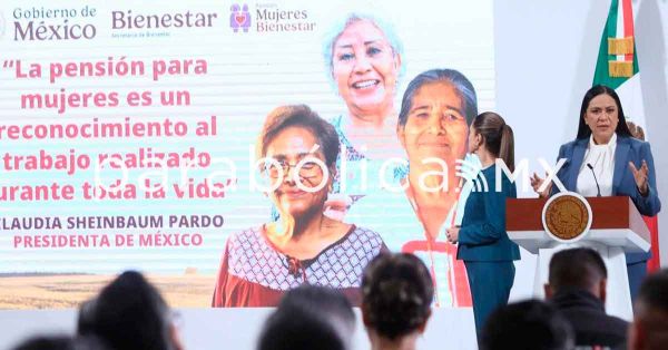 Tiene la Pensi&oacute;n Mujeres Bienestar meta de beneficiar a 3.2 millones de mujeres: Ariadna Montiel