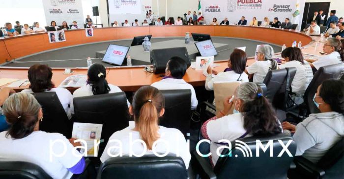 Esperan Minerva González y Cristina Domínguez que tras la reunión con Armenta se agilicen búsquedas
