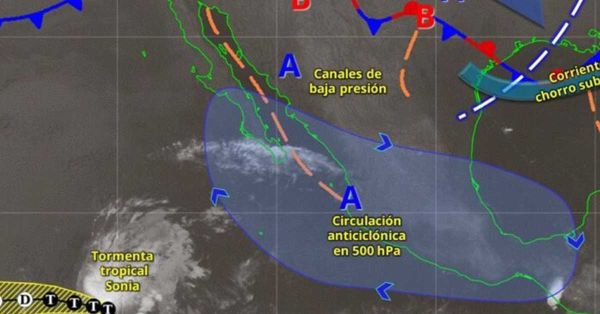 Afectará Frente Frío 11 a estados de México con fuertes vientos