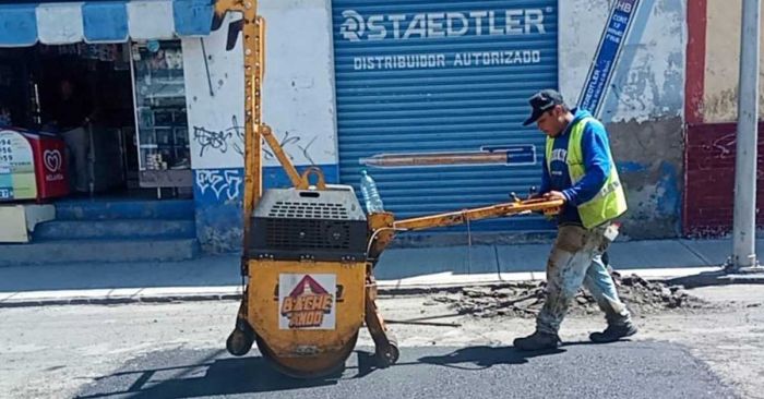 Reparaci&oacute;n de baches mejora el traslado en la capital: Ayuntamiento de Puebla