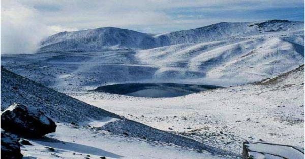 Restringen acceso al Cráter del Nevado de Toluca por condiciones climáticas extremas