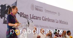 “No nos vamos a ir de La Mixteca durante todo el sexenio&quot;, asegura Sheinbaum en Oaxaca