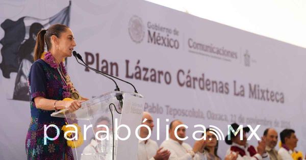 “No nos vamos a ir de La Mixteca durante todo el sexenio", asegura Sheinbaum en Oaxaca