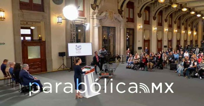 Repudia Sheinbaum la construcci&oacute;n del muro fronterizo de Trump