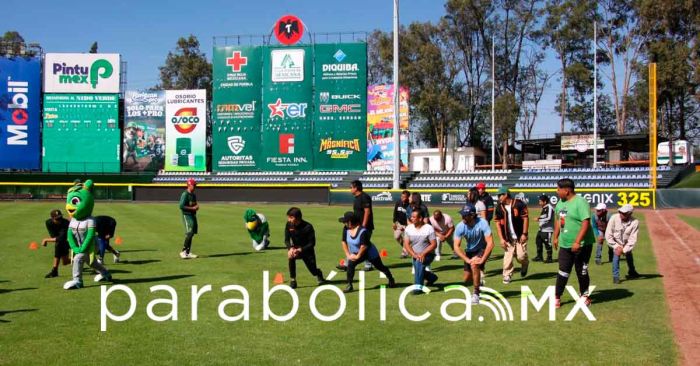 Realizan una clínica deportiva Deporte municipal y Pericos de Puebla