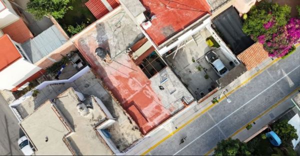 Entrega Ariadna Ayala adoquinamiento en Lomas de Temaxcalapa