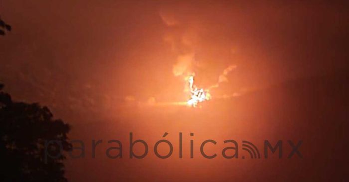 Explota ducto de Pemex cerca de Xicotepec