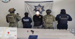Detienen a asaltante de Oxxos y farmacias en Tecamachalco