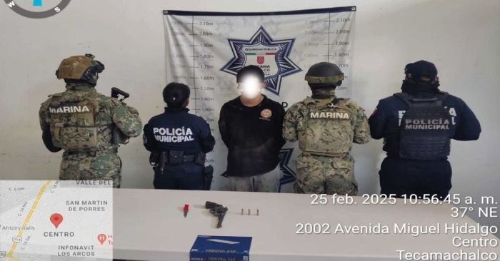 Detienen a asaltante de Oxxos y farmacias en Tecamachalco