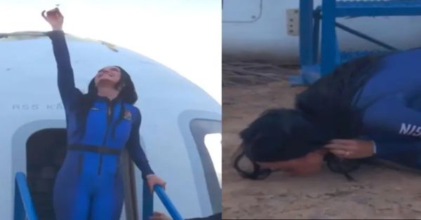 Está de regreso Katy Perry tras realizar viaje al espacio
