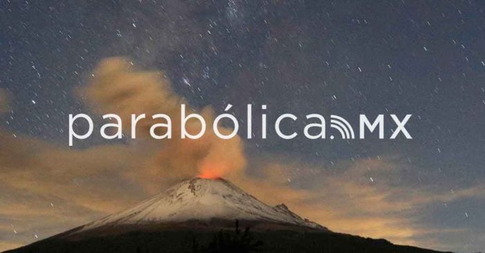 Se activa el Popocatépetl durante la madrugada