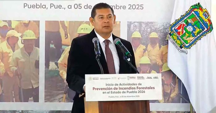 Arranca Armenta actividades de prevención de incendios forestales en Puebla