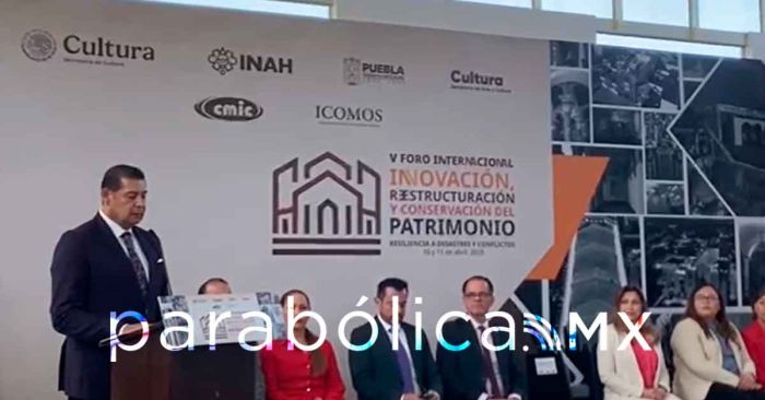 Encabeza Armenta el Foro Innovación, Reestructuración y Conservación del Patrimonio