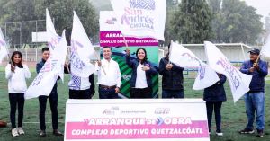 Arranca Lupita Cuautle la modernización del Complejo Deportivo Quetzalcóatl